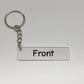 4D Keyring number plate