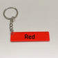 4D Keyring number plate