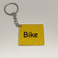 4D Keyring number plate