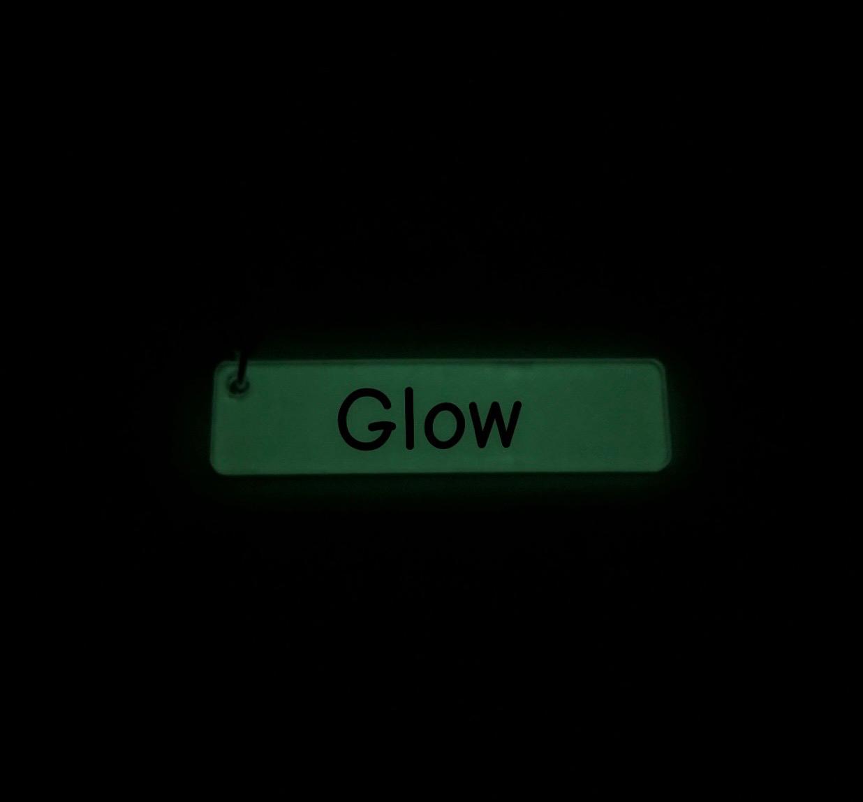 4D Keyring number plate
