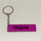 4D Keyring number plate