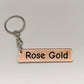 4D Keyring number plate