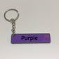 4D Keyring number plate
