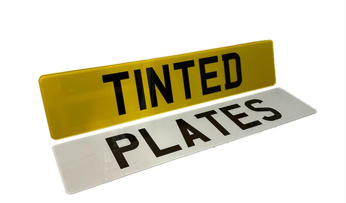 TINTED SHOW PLATES