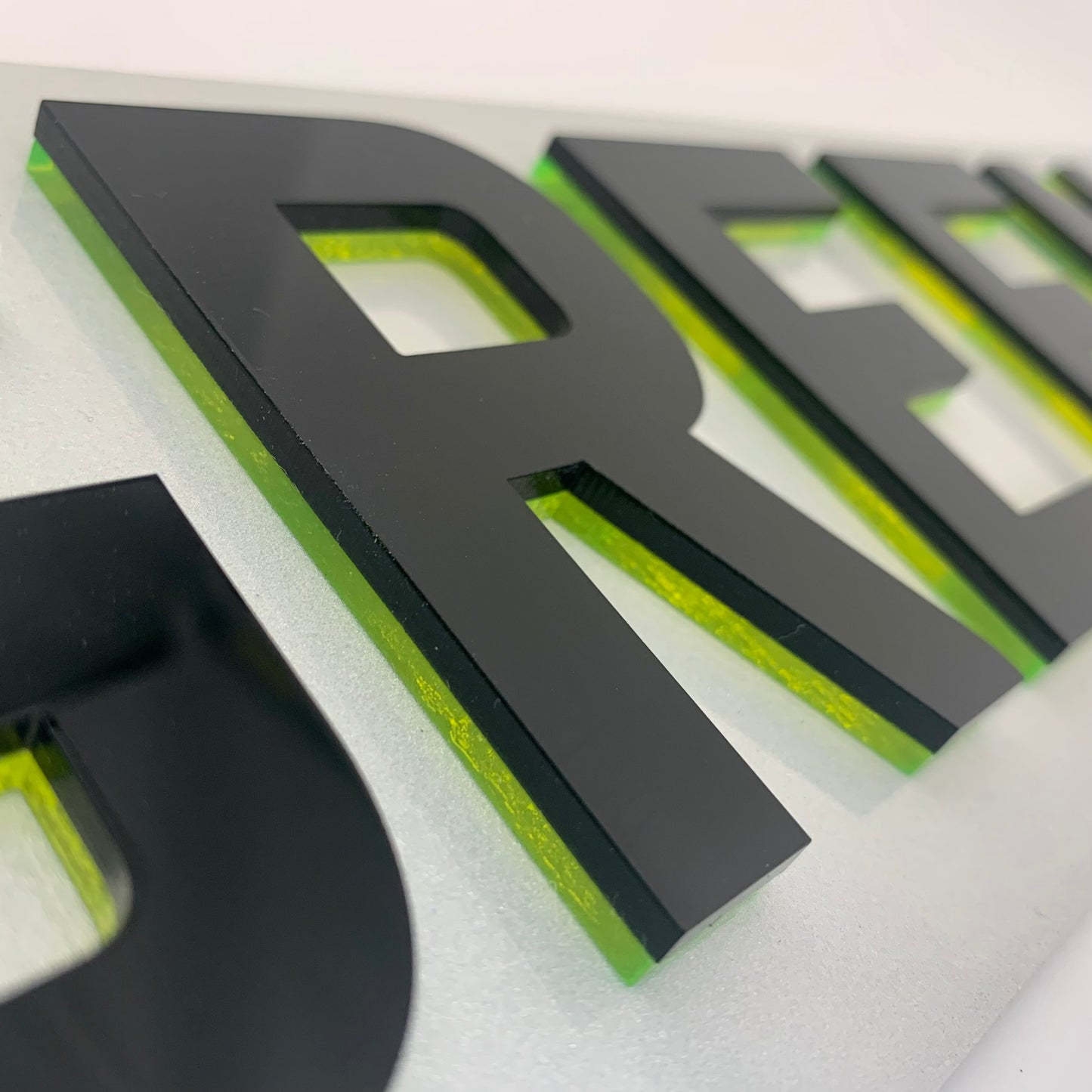 4D Laser Cut Show Plates