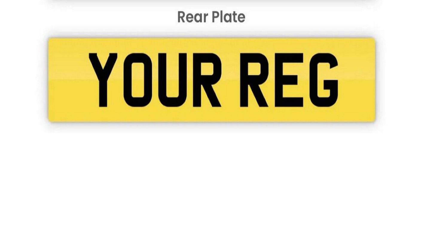 Standard size Printed plates